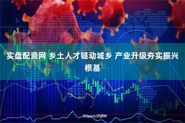 实盘配资网 乡土人才链动城乡 产业升级夯实振兴根基